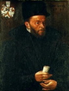 Basilius Amerbach in un dipinto datato 1591 che lo ritrae all’età di 57 anni.