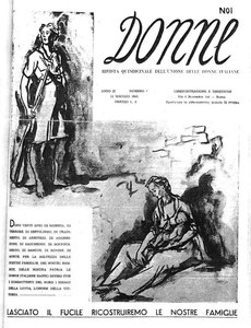 «Noi donne», 15 May 1945, front cover.