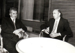 Incontro fra Nicolae Ceauşescu e Giorgio Napolitano, Bucarest, 7 luglio 1974. Fonte: Fototeca online a comunismului românesc, 98/197.